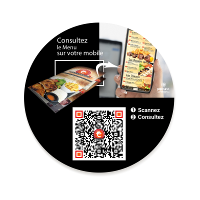 Étiquettes personnalisables repositionnables à coller sur le coin des tables