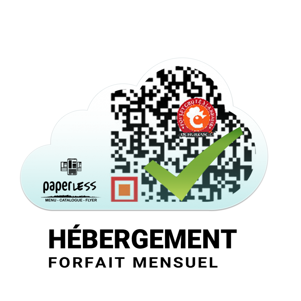 Hébergement de la solution Paperless  forfait mensuel